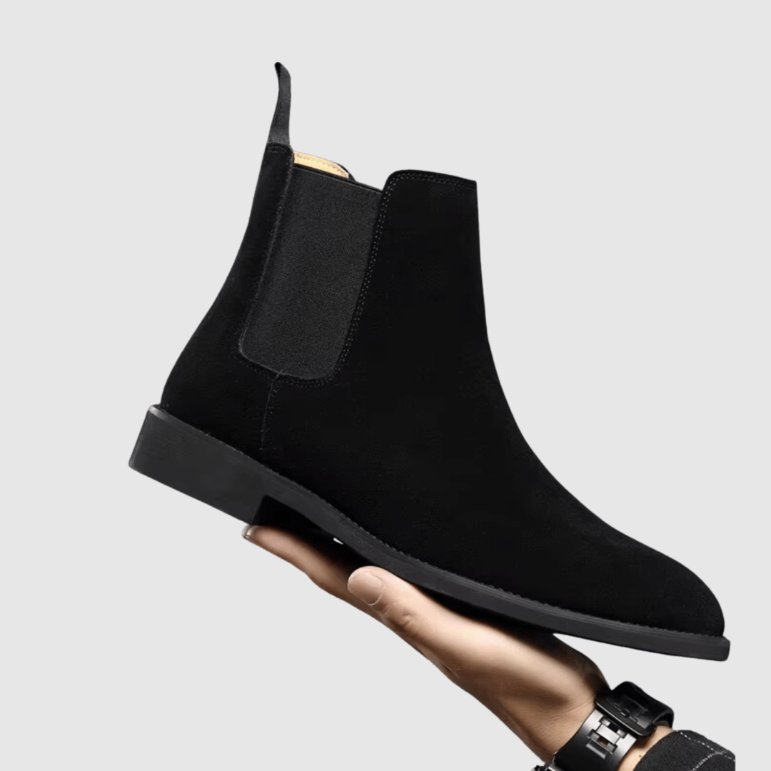 Oskar - Chaussures en velours avec côtés élastiques