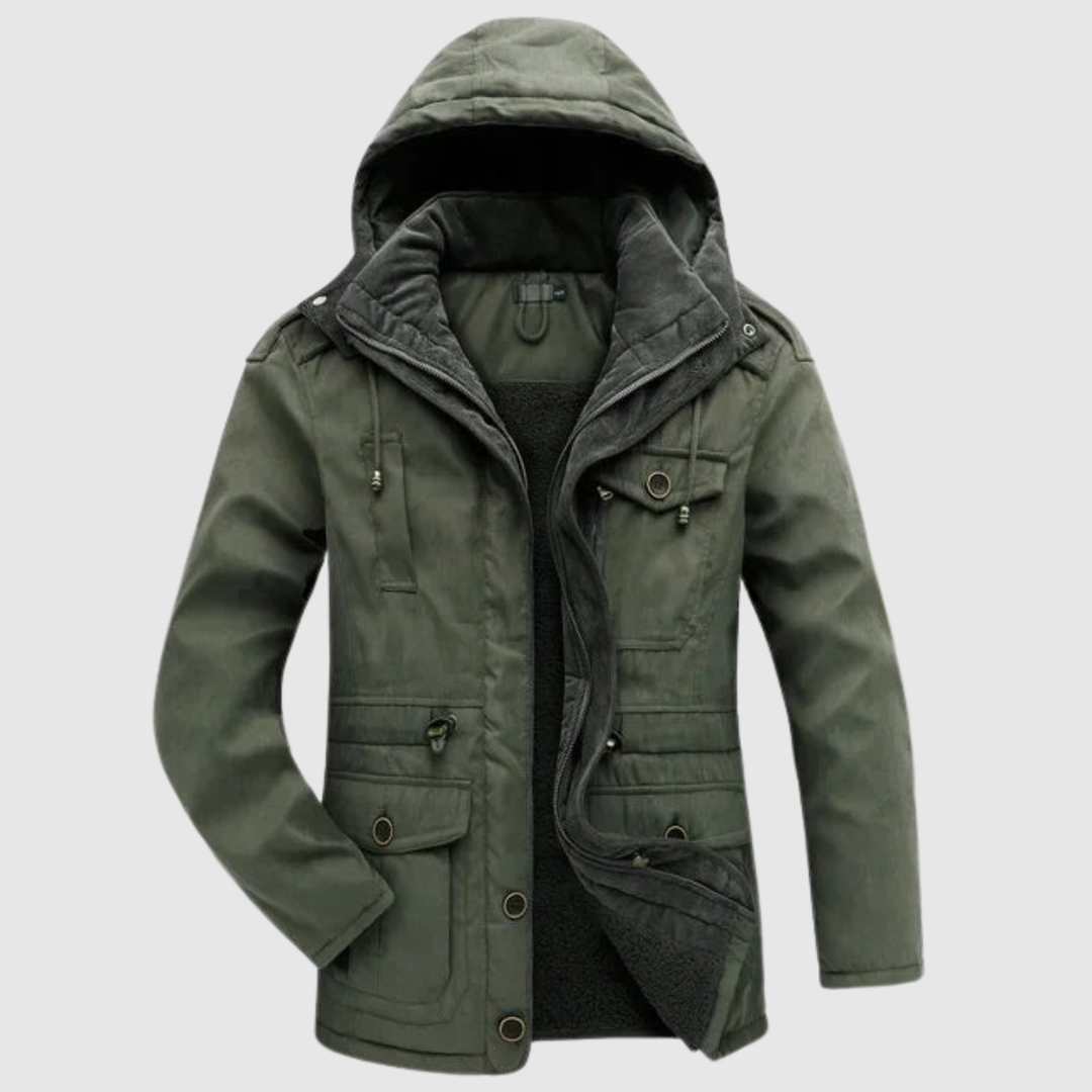 Marek – Veste d'hiver chaude avec doublure épaisse