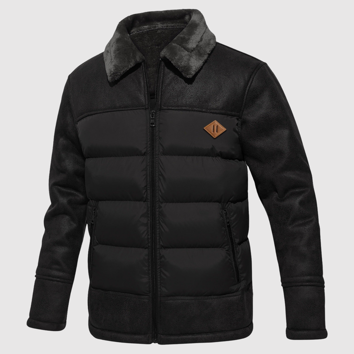 Dorian – Veste d'hiver isolée avec col en duvet