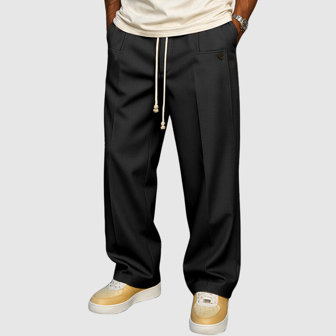 Leo - Pantalon décontracté avec cordon à la taille