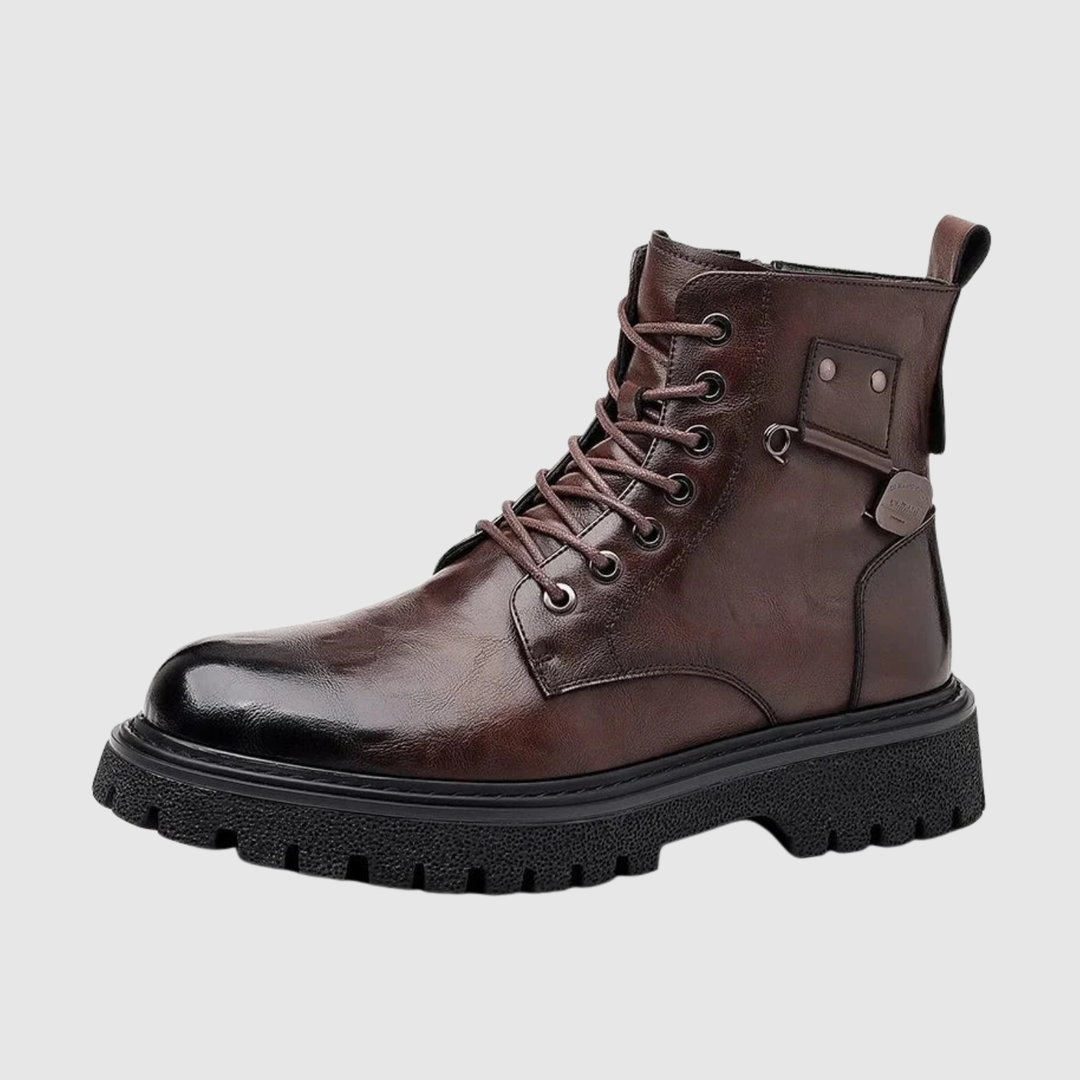 Oskar – Chaussures en Cuir Urbaines avec Détails et Résistance