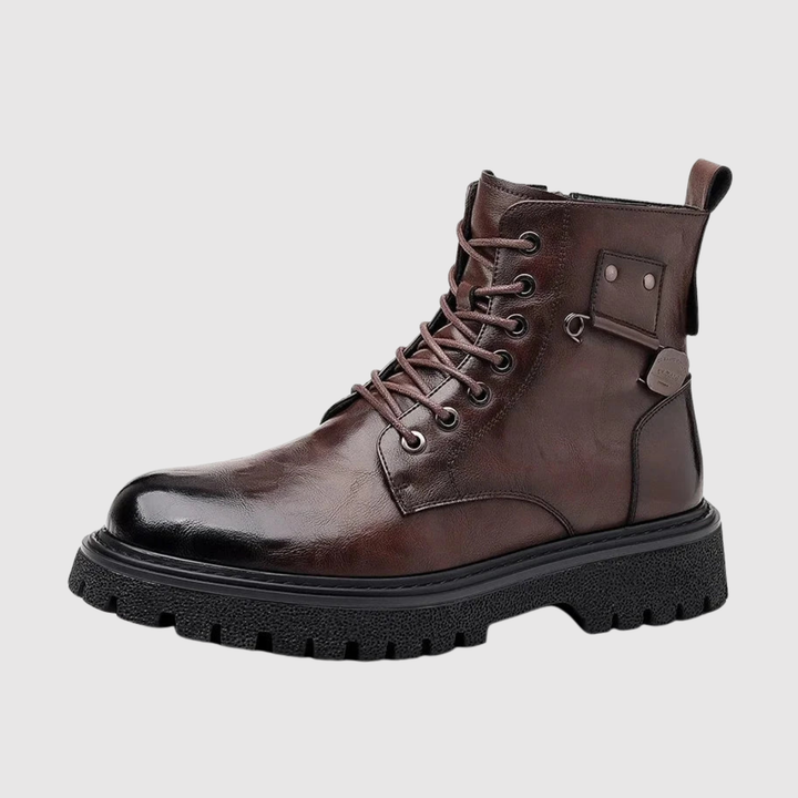 Oskar – Chaussures en Cuir Urbaines avec Détails et Résistance