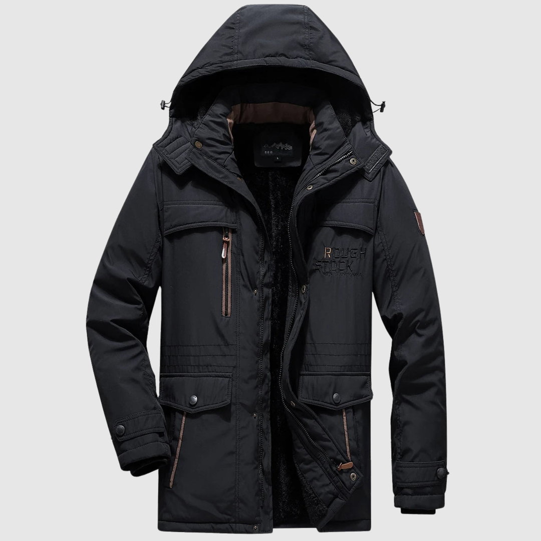 Marek – Veste d'hiver avec doublure en duvet et capuche