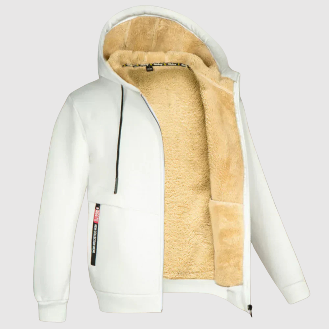 Marek - Sweat à capuche avec doublure en sherpa