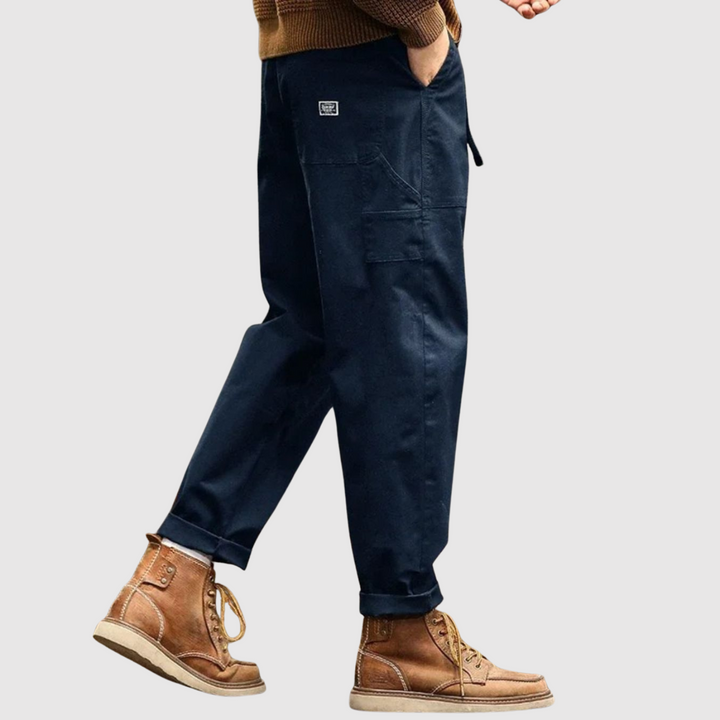 Leo - Pantalon cargo au look militaire