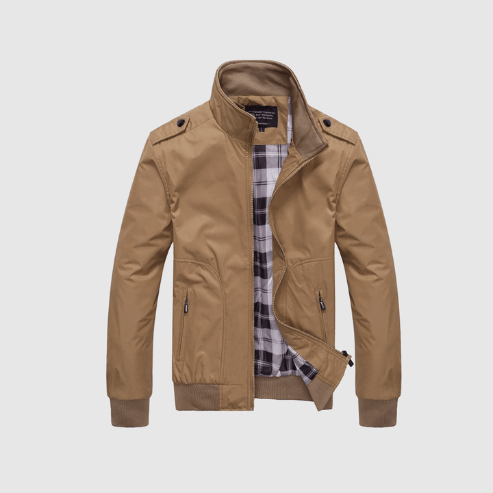 Marek – Veste masculine élégante avec fermeture éclair et doublure douce