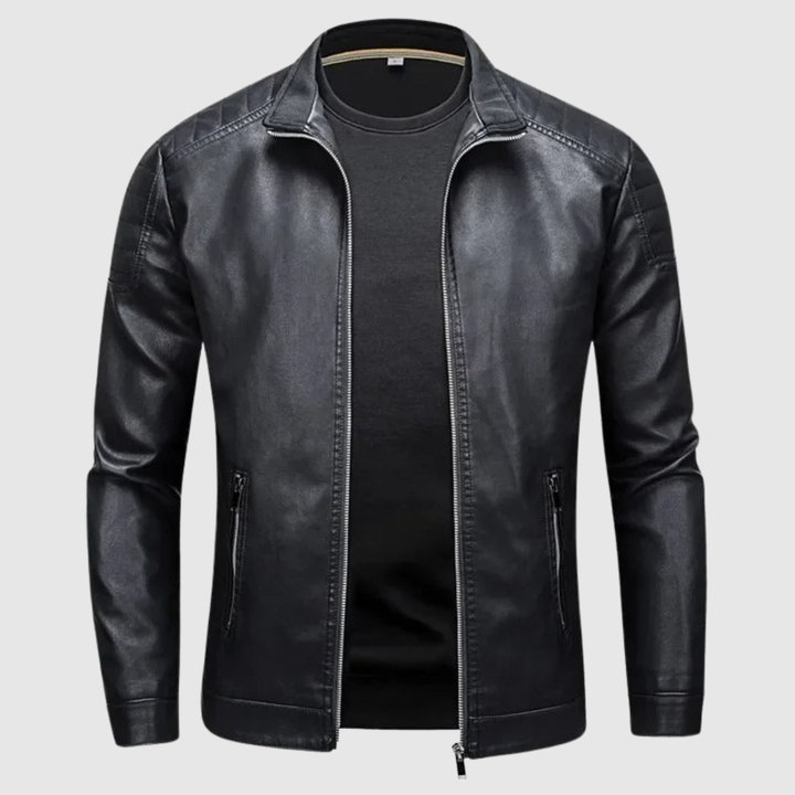 Dorian – Veste en cuir élégante au design épuré