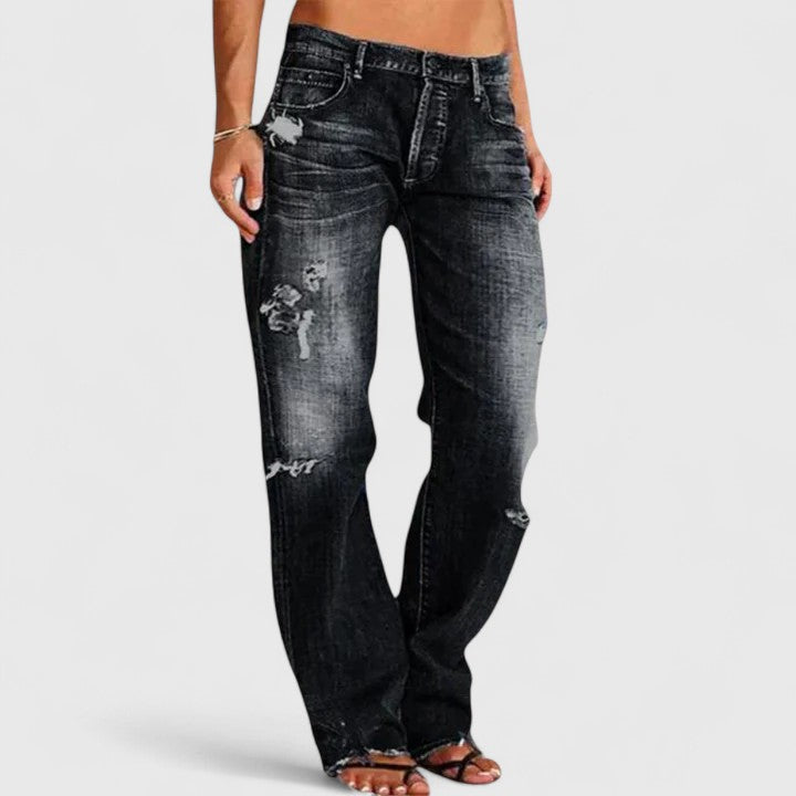 Liliana - Pantalons en Jean au Style Élégant
