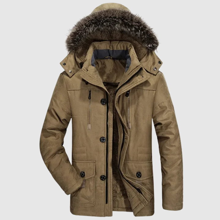 Marek – Veste d'hiver avec capuche en duvet et design élégant