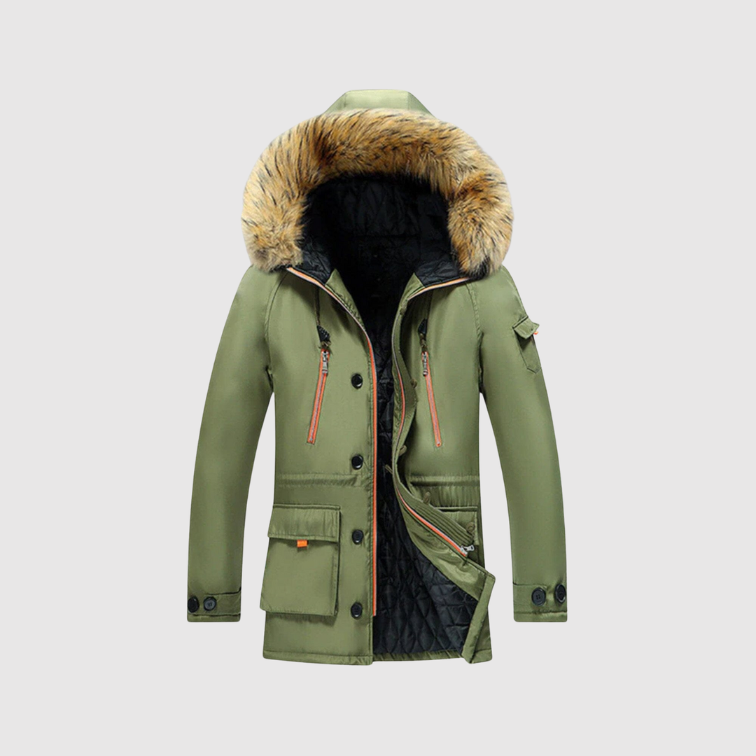 Marek – Parka d'hiver avec capuche et doublure chaude