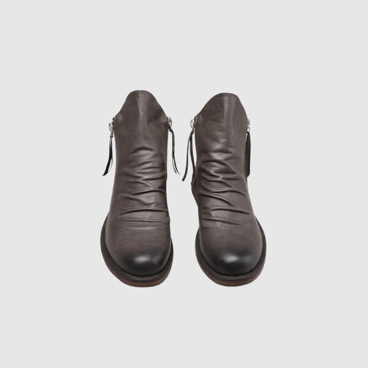 Oskar – Bottines Chelsea en cuir avec fermeture éclair