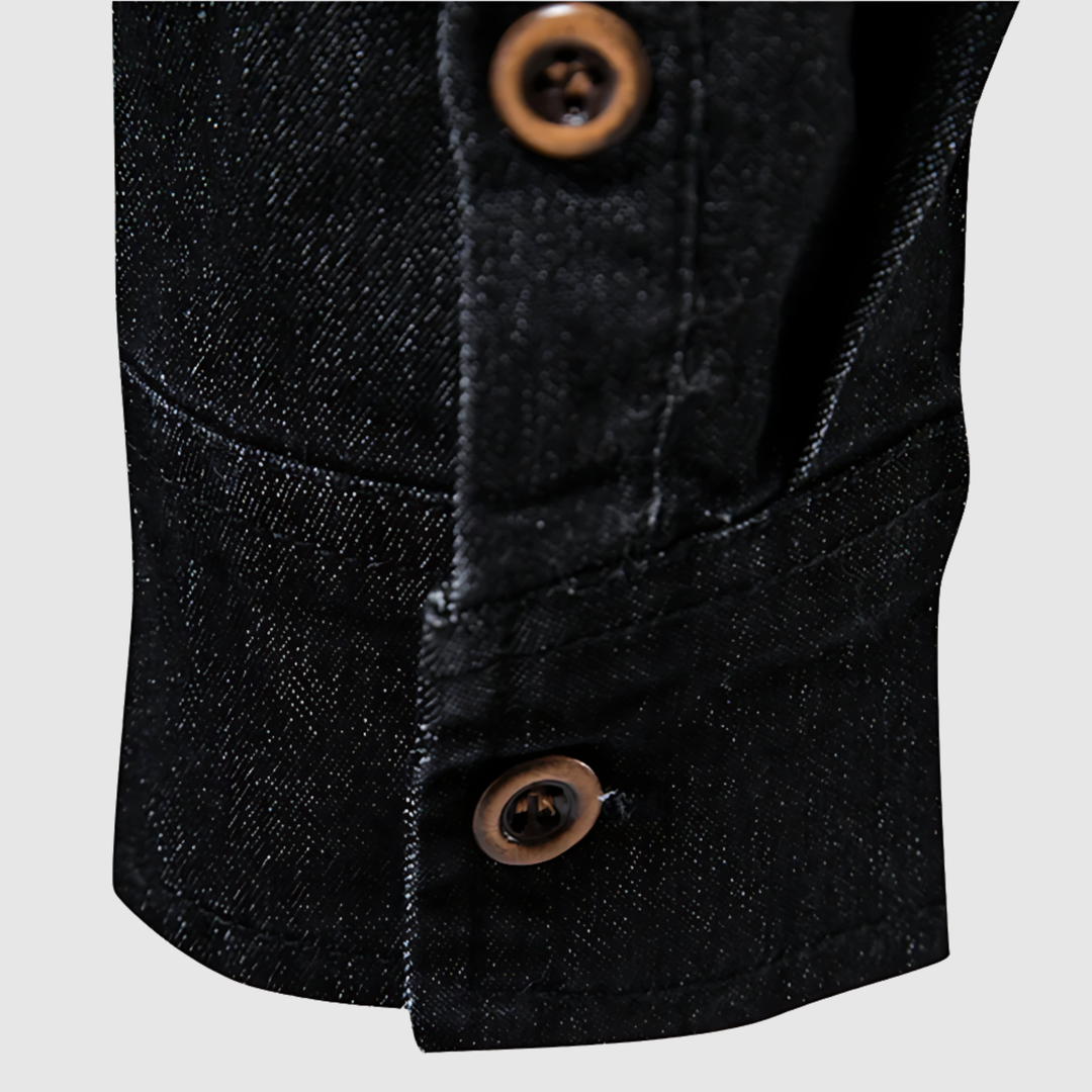 Lucas - Chemise en jean pour homme au design moderne