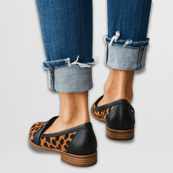 Helga - Mules cognac à bout pointu