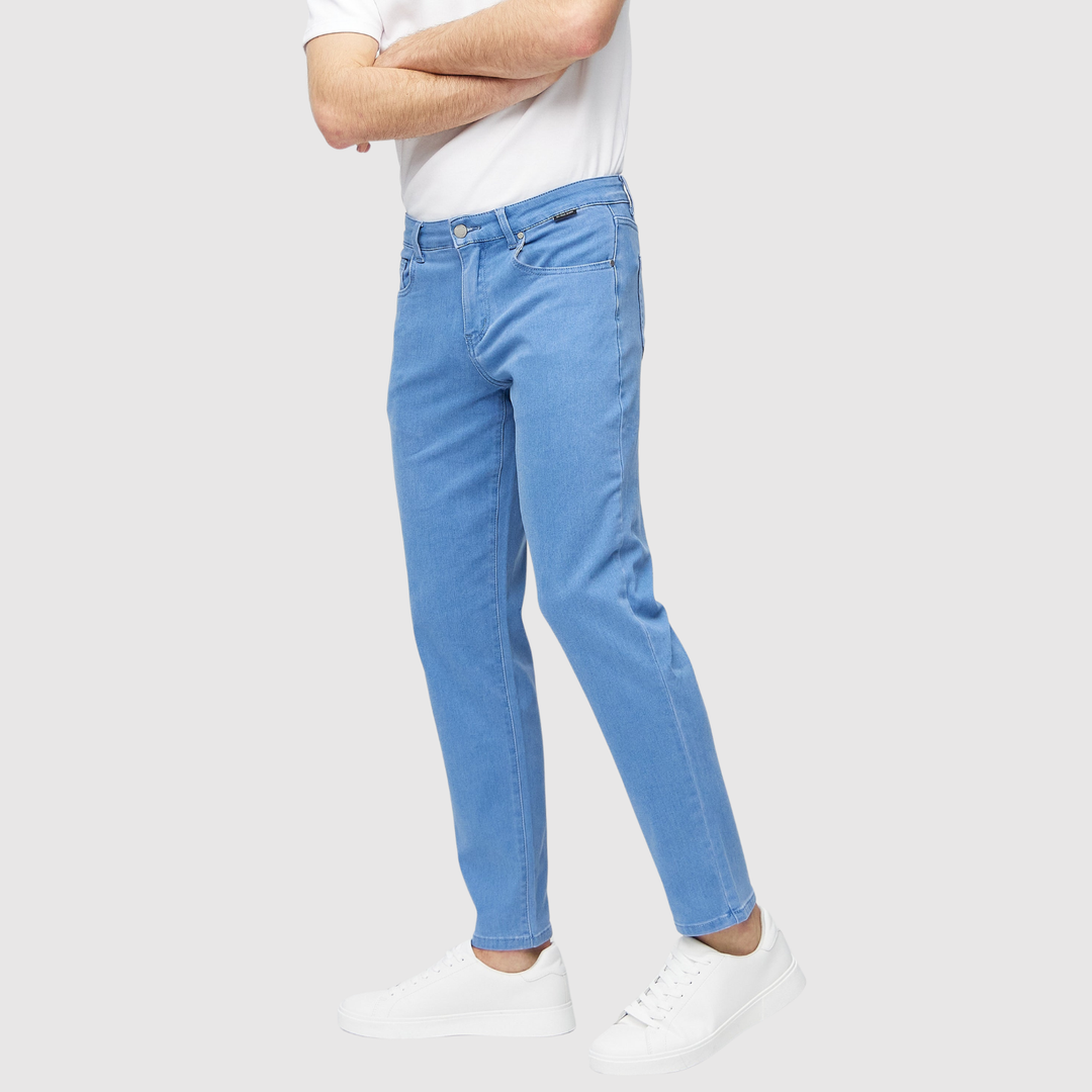 Bruno - Jeans bleu clair à coupe régulière