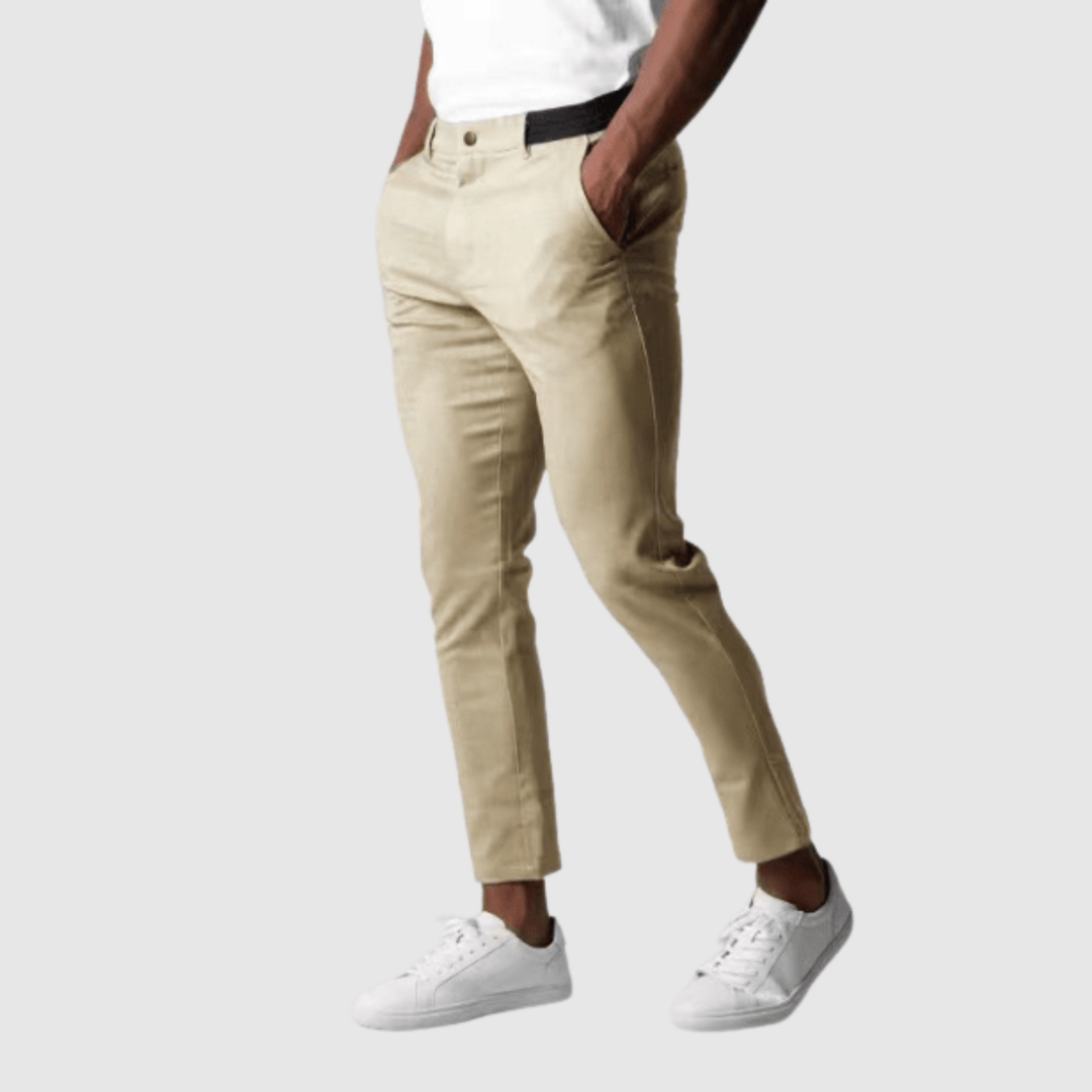 Leo – Pantalon étroit au design sportif