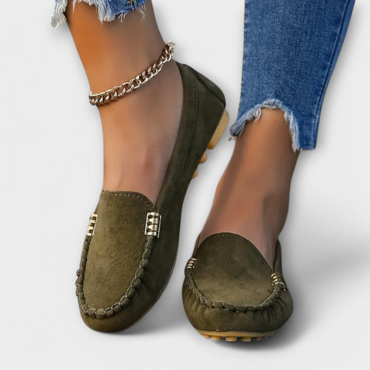 Bertlinde - Mocassins turquoise
