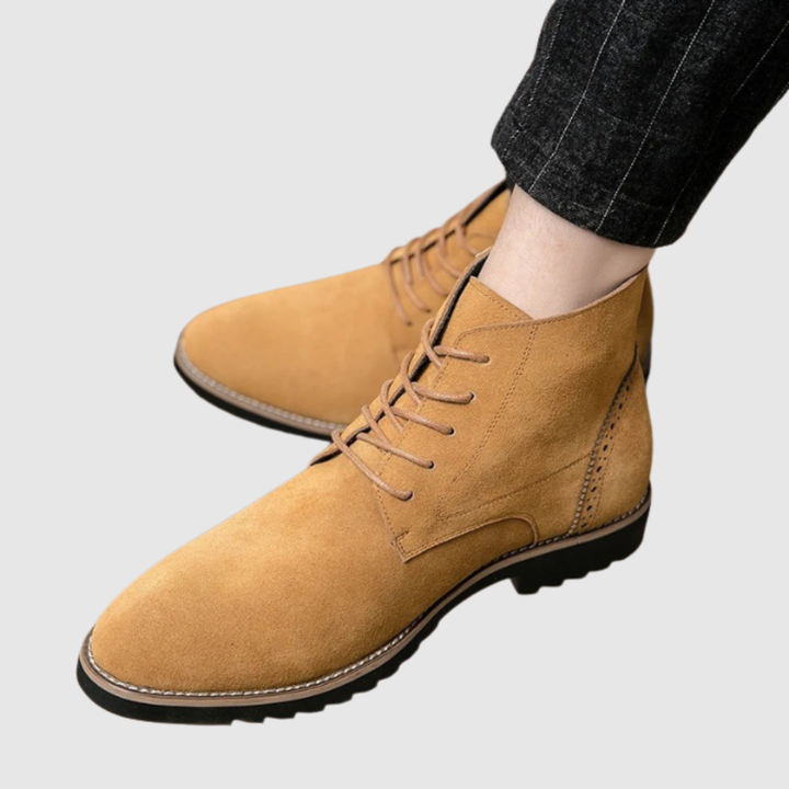 Radim – Chaussures en cuir à lacets en daim