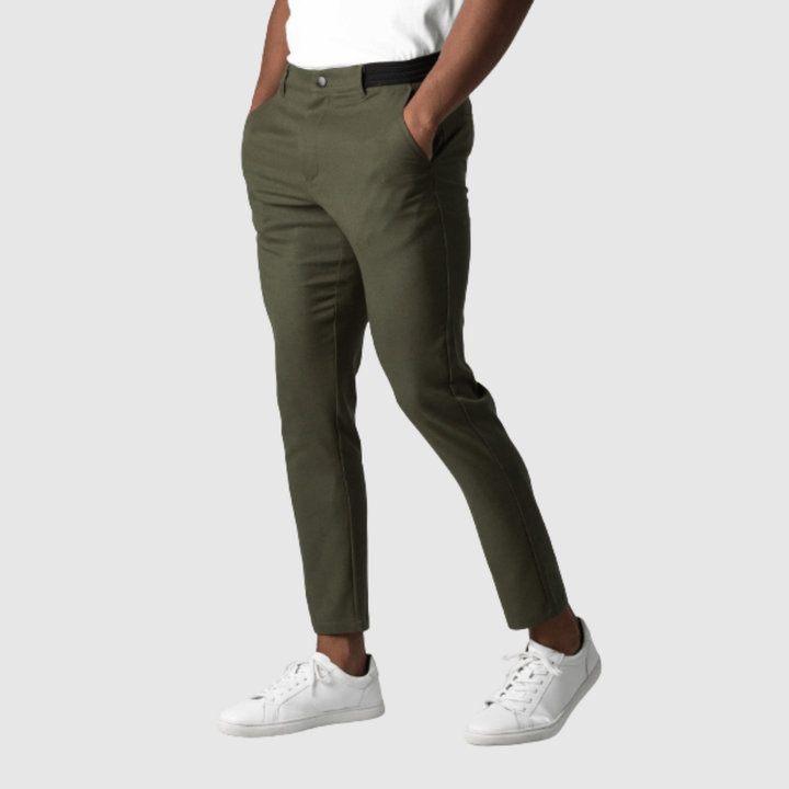 Leo – Pantalon étroit au design sportif