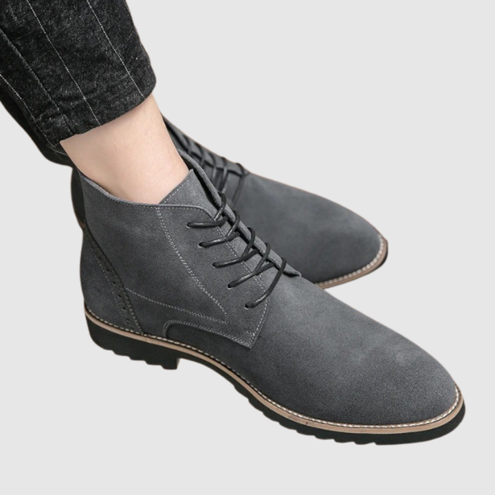 Radim – Chaussures en cuir à lacets en daim