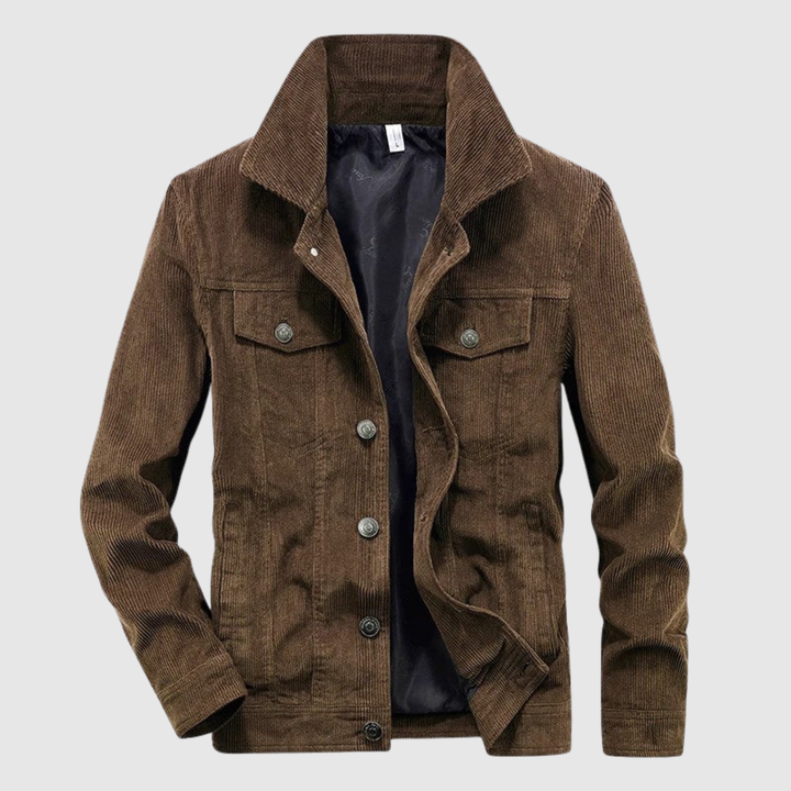Šimon – Veste en velours classique au look vintage