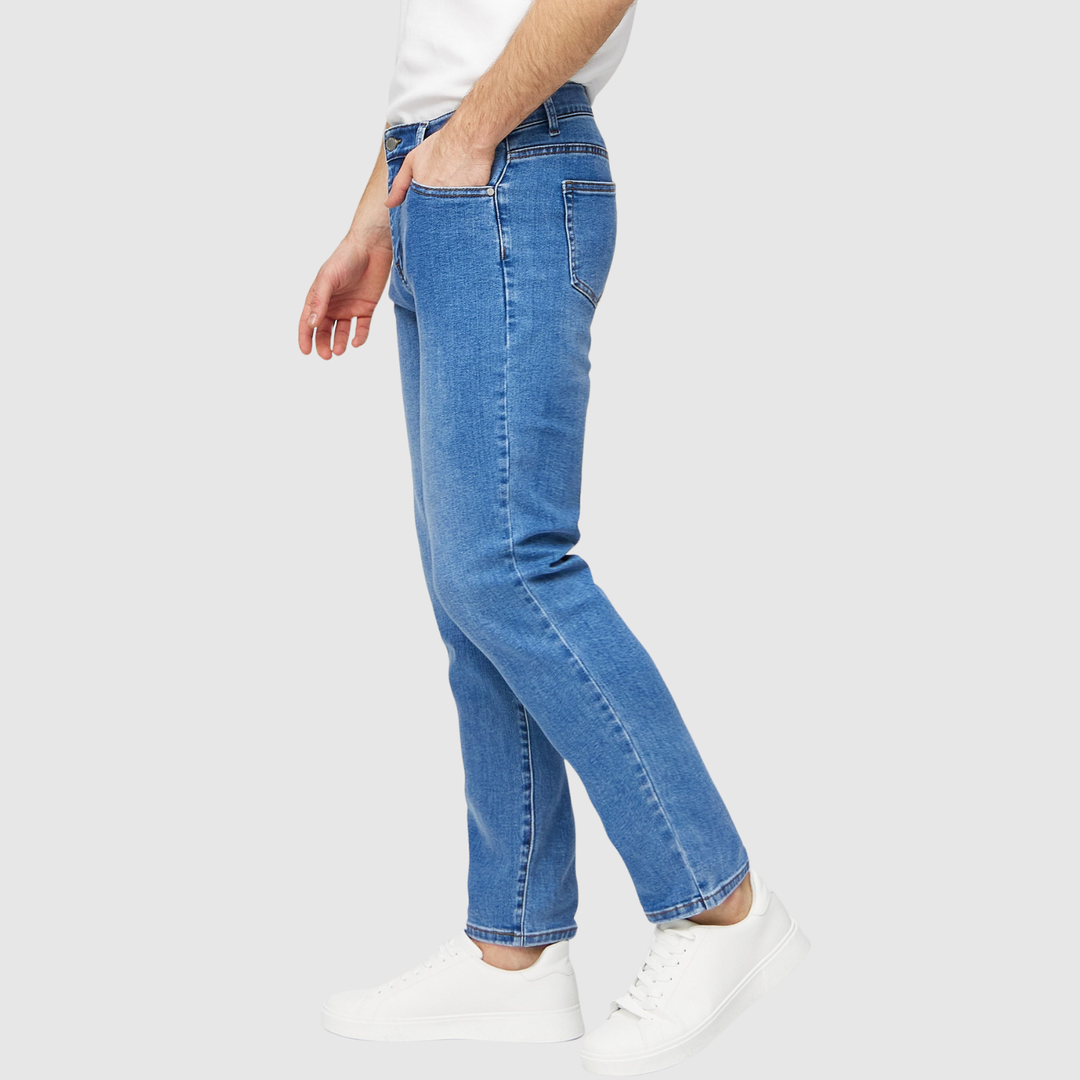 Bruno - Jeans bleus à coupe régulière