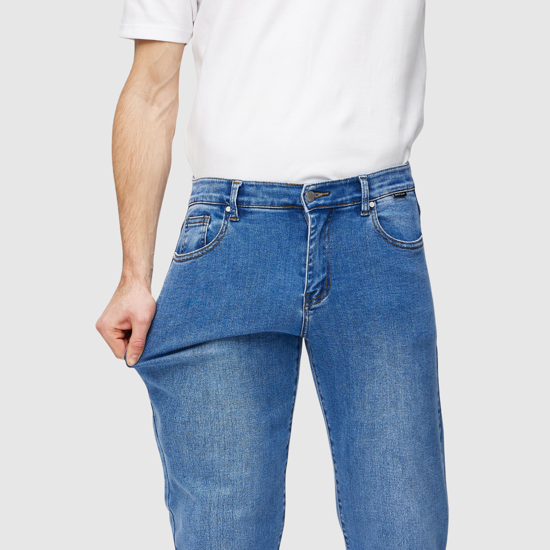 Bruno - Jeans bleus à coupe régulière