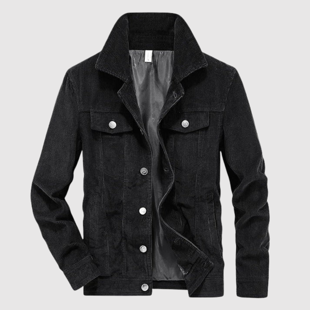 Šimon – Veste en velours classique au look vintage