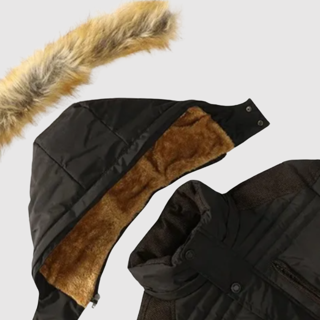 Marek – Veste d'hiver avec capuche en duvet