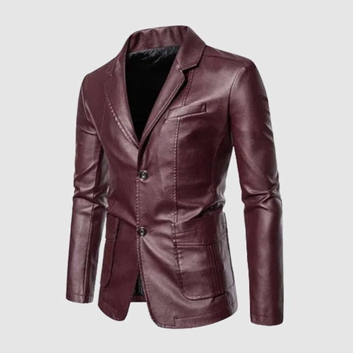 Dorian – Veste en cuir élégante avec une brillance moderne