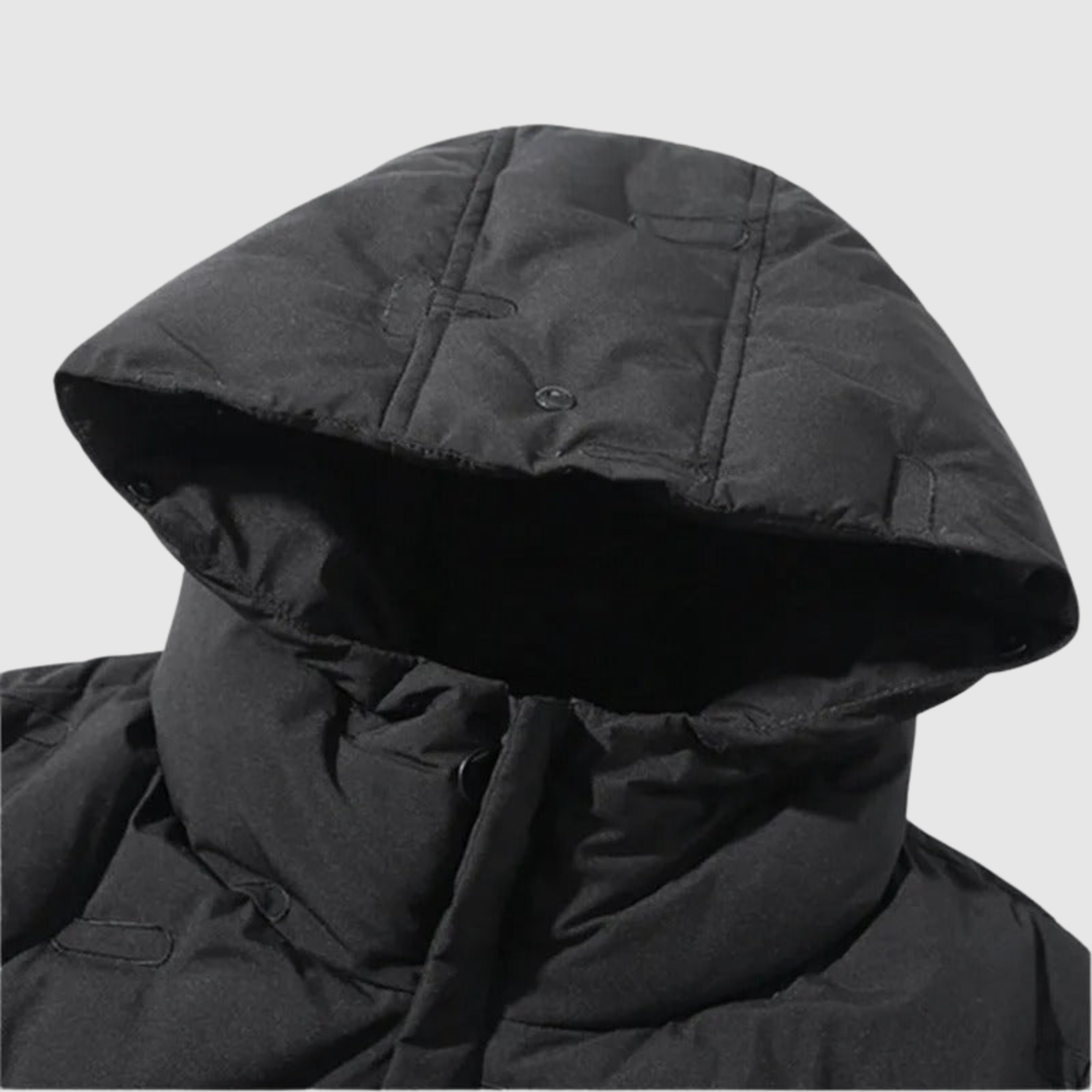Marek – Long manteau d'hiver avec doublure thermique