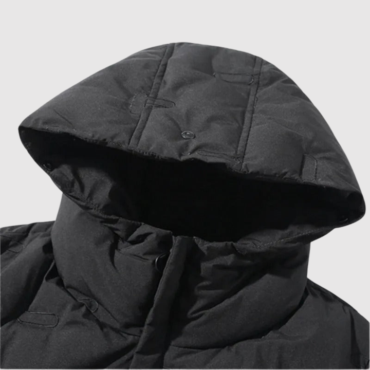 Marek – Long manteau d'hiver avec doublure thermique