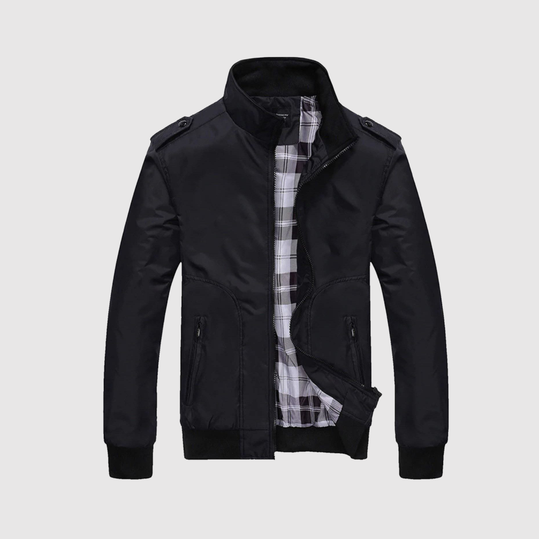 Marek – Veste masculine élégante avec fermeture éclair et doublure douce