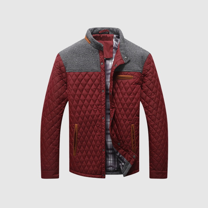 Marek – Veste matelassée pour homme à carreaux