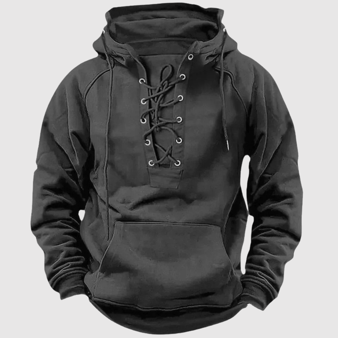 Daniel - Sweat à capuche avec détails en cordons pour hommes