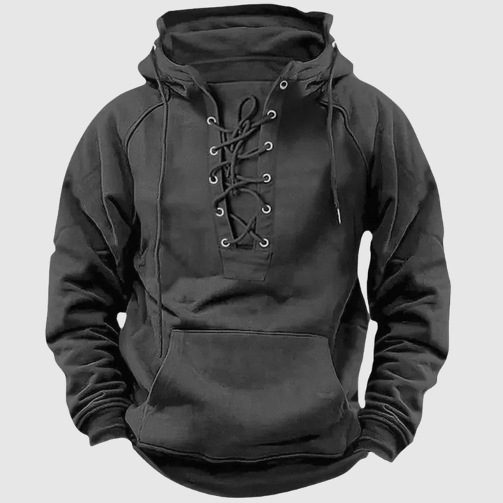 Daniel - Sweat à capuche avec détails en cordons pour hommes