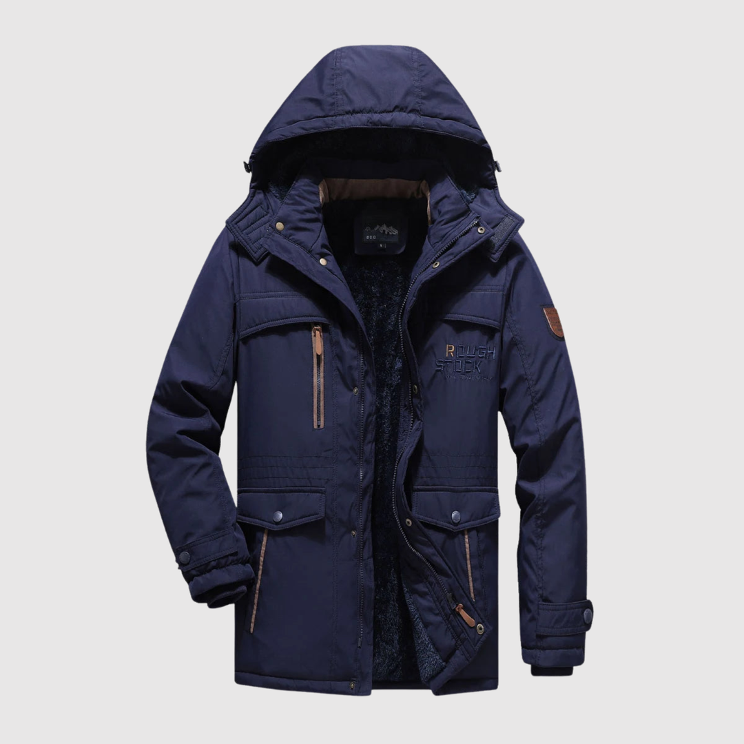 Marek – Veste d'hiver avec doublure en duvet et capuche