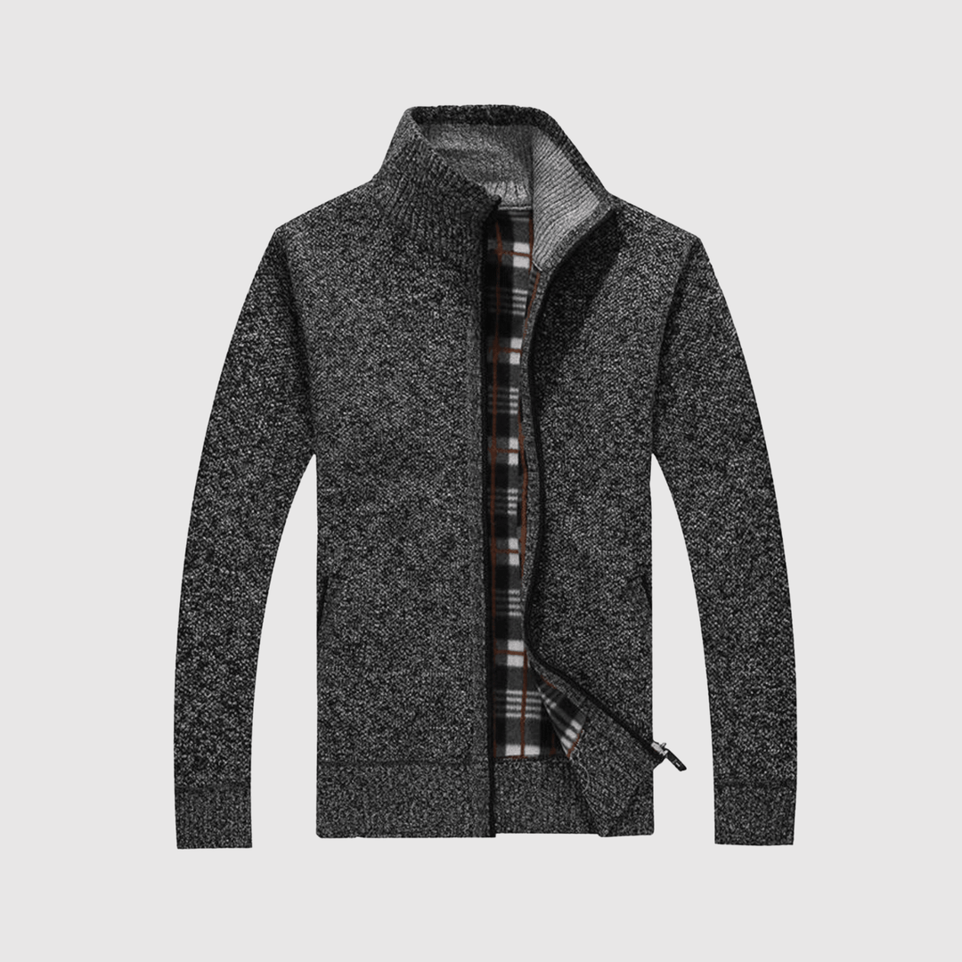 Marek – Gilet stylé avec fermeture éclair et détails contrastés