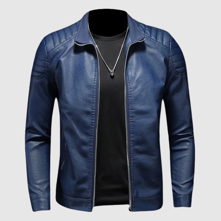 Dorian – Veste en cuir moderne au design épuré