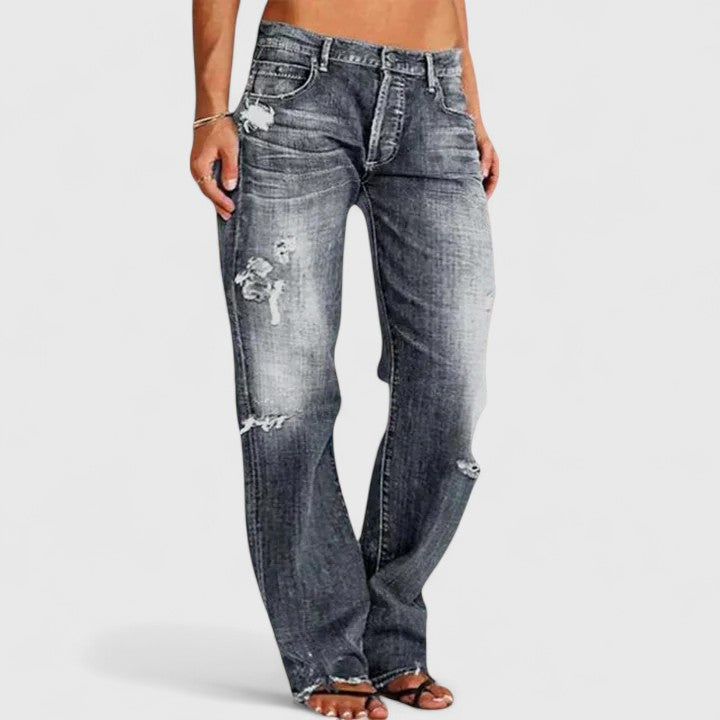 Liliana - Pantalons en Jean au Style Élégant
