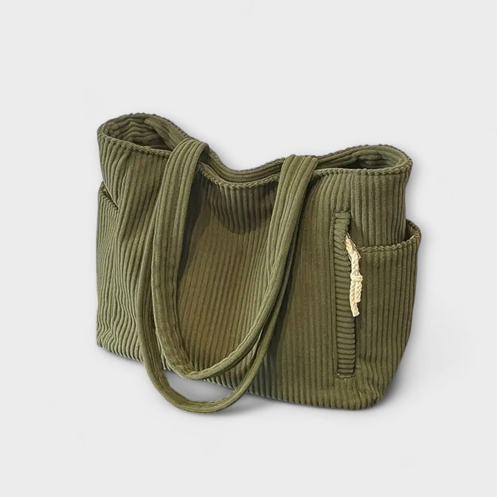 Tilda – Sac fourre-tout en tricot avec accent cordon