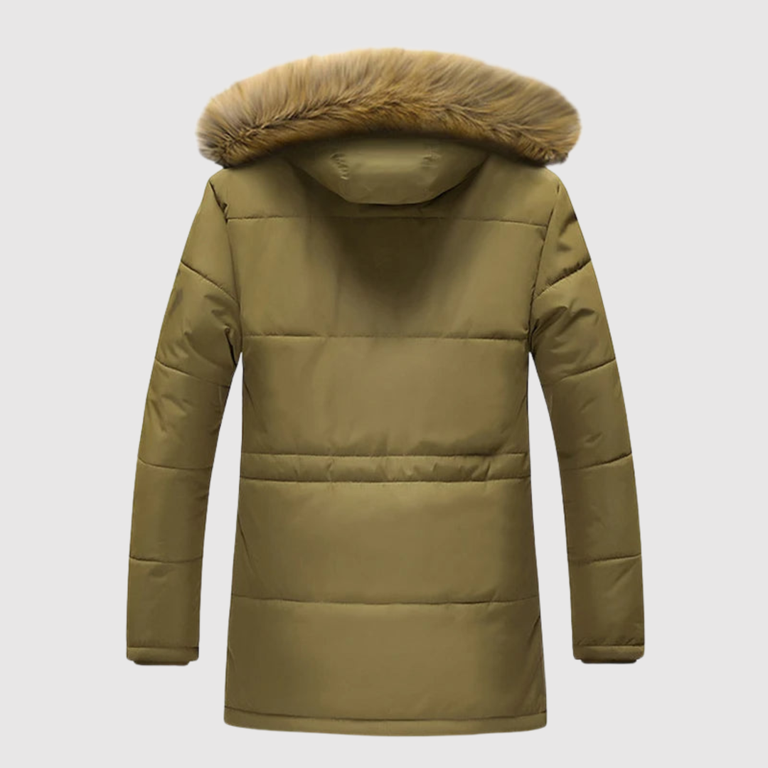 Marek – Veste d'hiver avec capuche en duvet et design classique