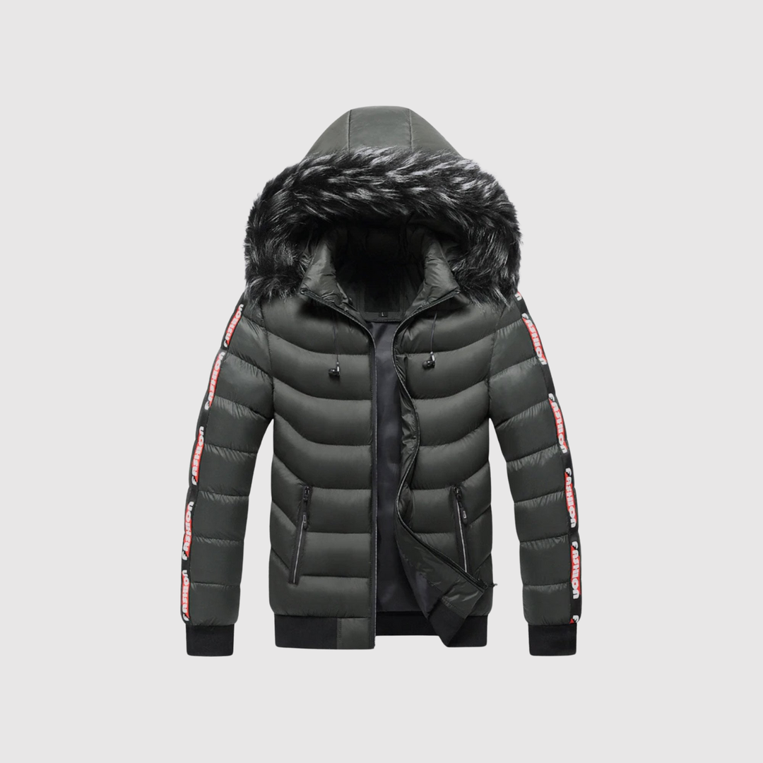 Marek – Veste d'hiver en duvet avec capuche