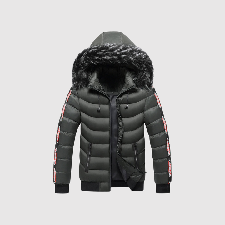 Marek – Veste d'hiver en duvet avec capuche