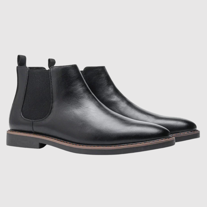 Oskar - Chaussures en cuir avec une finition élégante