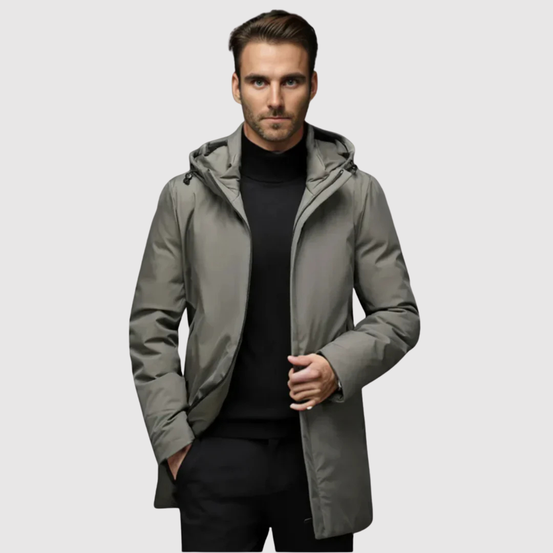 Marek – Manteau d'hiver élégant avec capuche