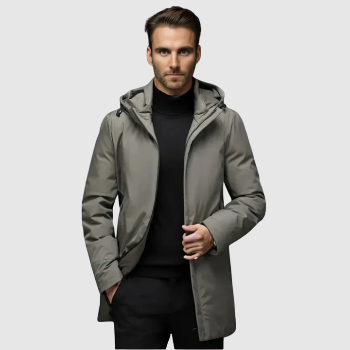 Marek – Manteau d'hiver élégant avec capuche