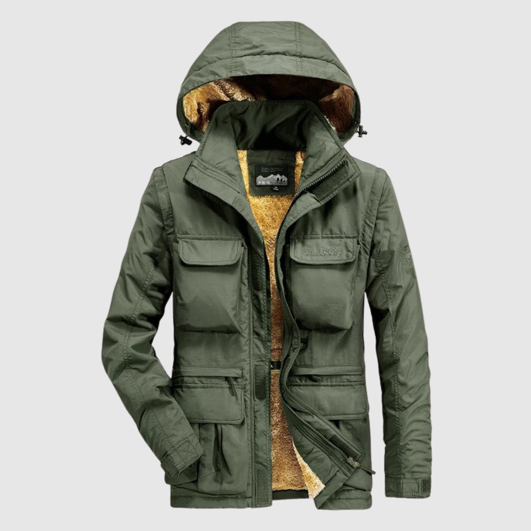 Marek – Veste d'hiver imperméable avec doublure chaude
