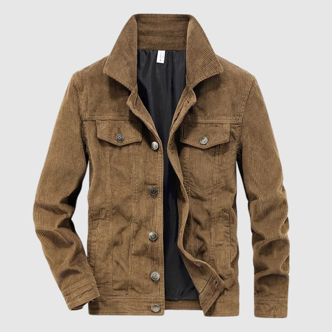 Šimon – Veste en velours classique au look vintage