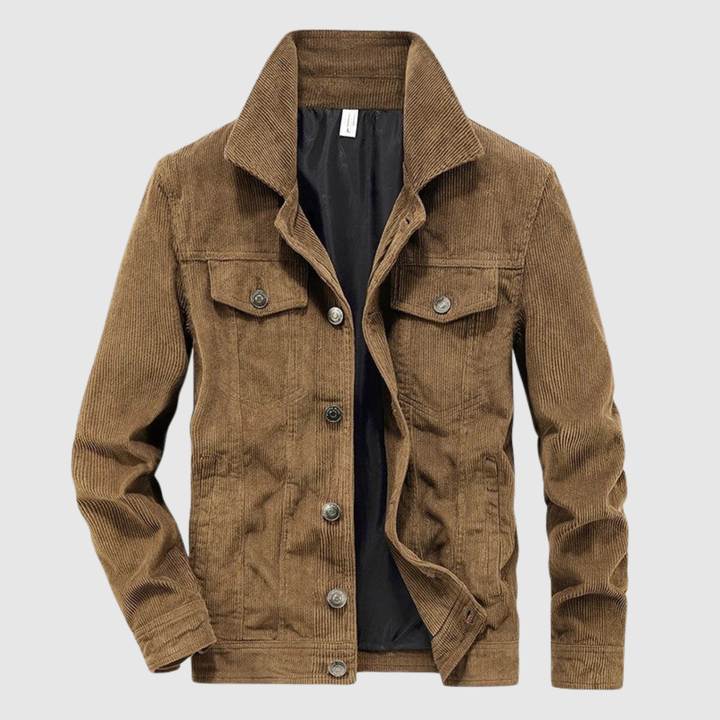 Šimon – Veste en velours classique au look vintage