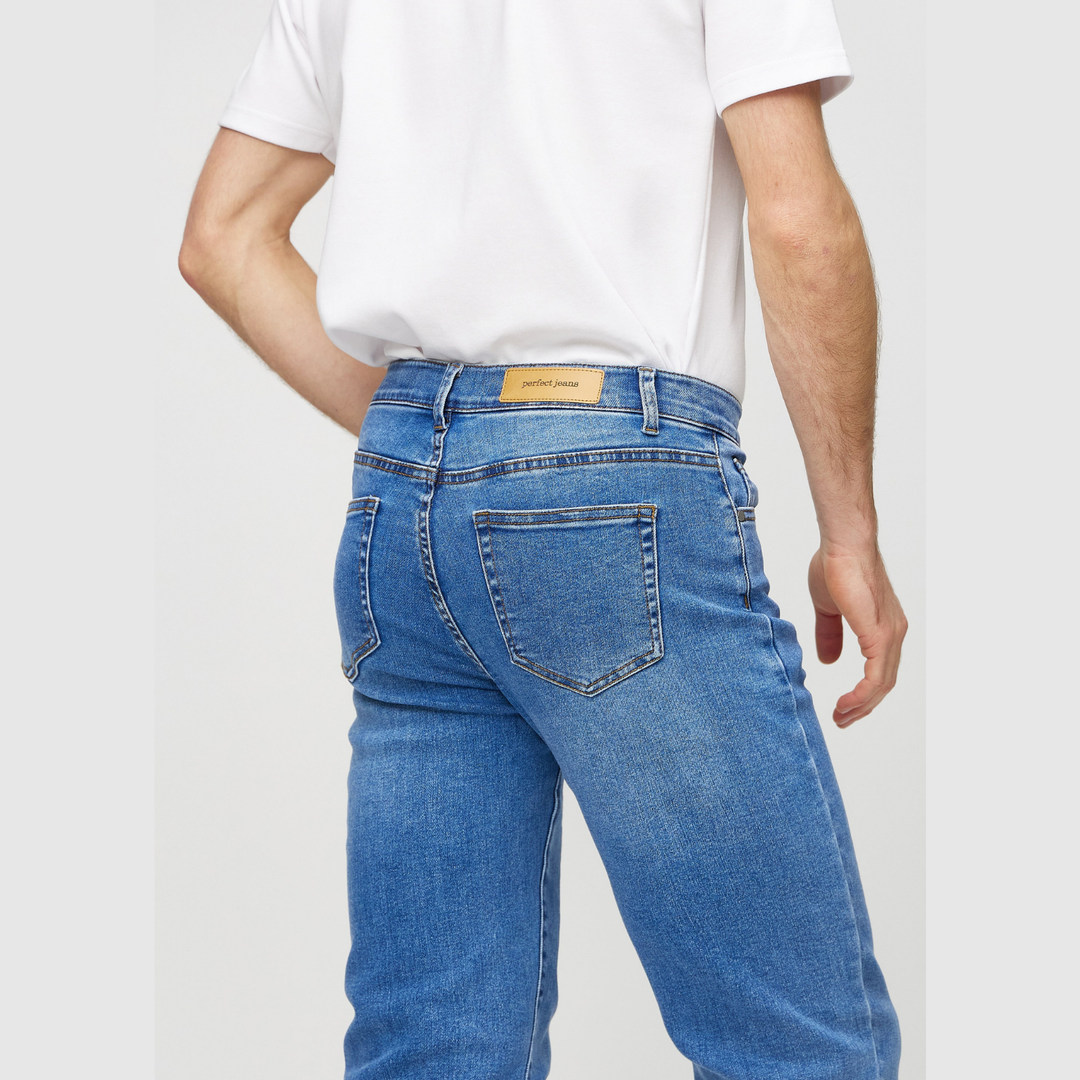 Bruno - Jeans bleus à coupe régulière